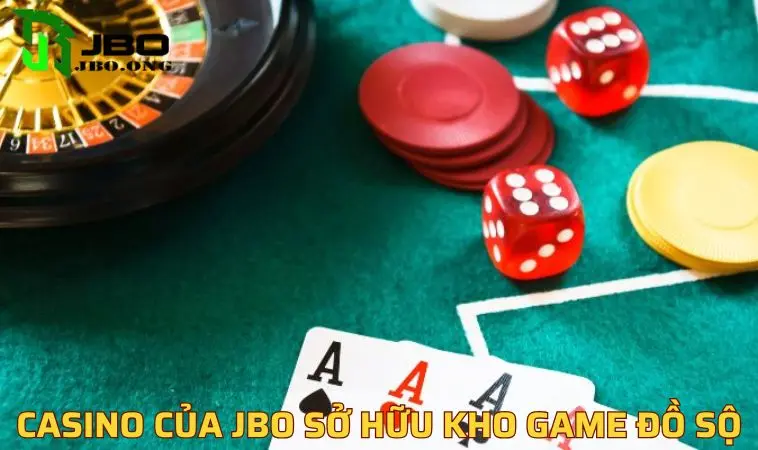 Casino của JBO sở hữu kho game đồ sộ