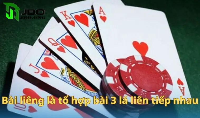 Bài liêng là tổ hợp bài gồm 3 lá liên tiếp nhau