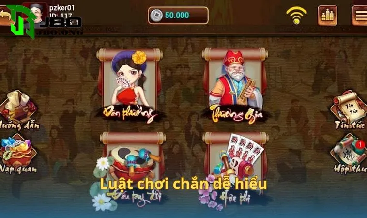 Luật chơi chắn dễ hiểu